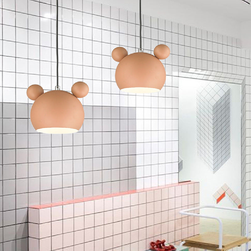 Modern Minimalist Living Room Macaron Iron Droplight