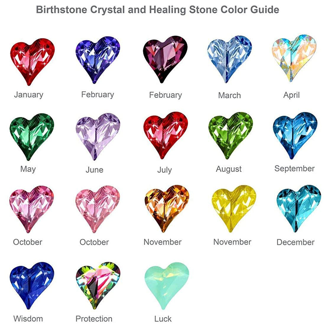 Ocean Heart Minimalist Earrings With Birthstone Accents