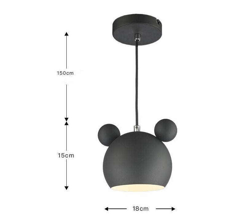 Modern Minimalist Living Room Macaron Iron Droplight