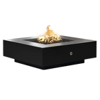 The Outdoor Plus Cabo Square GFRC Concrete Fire Pit – Luxury Outdoor Gas Fire Pit