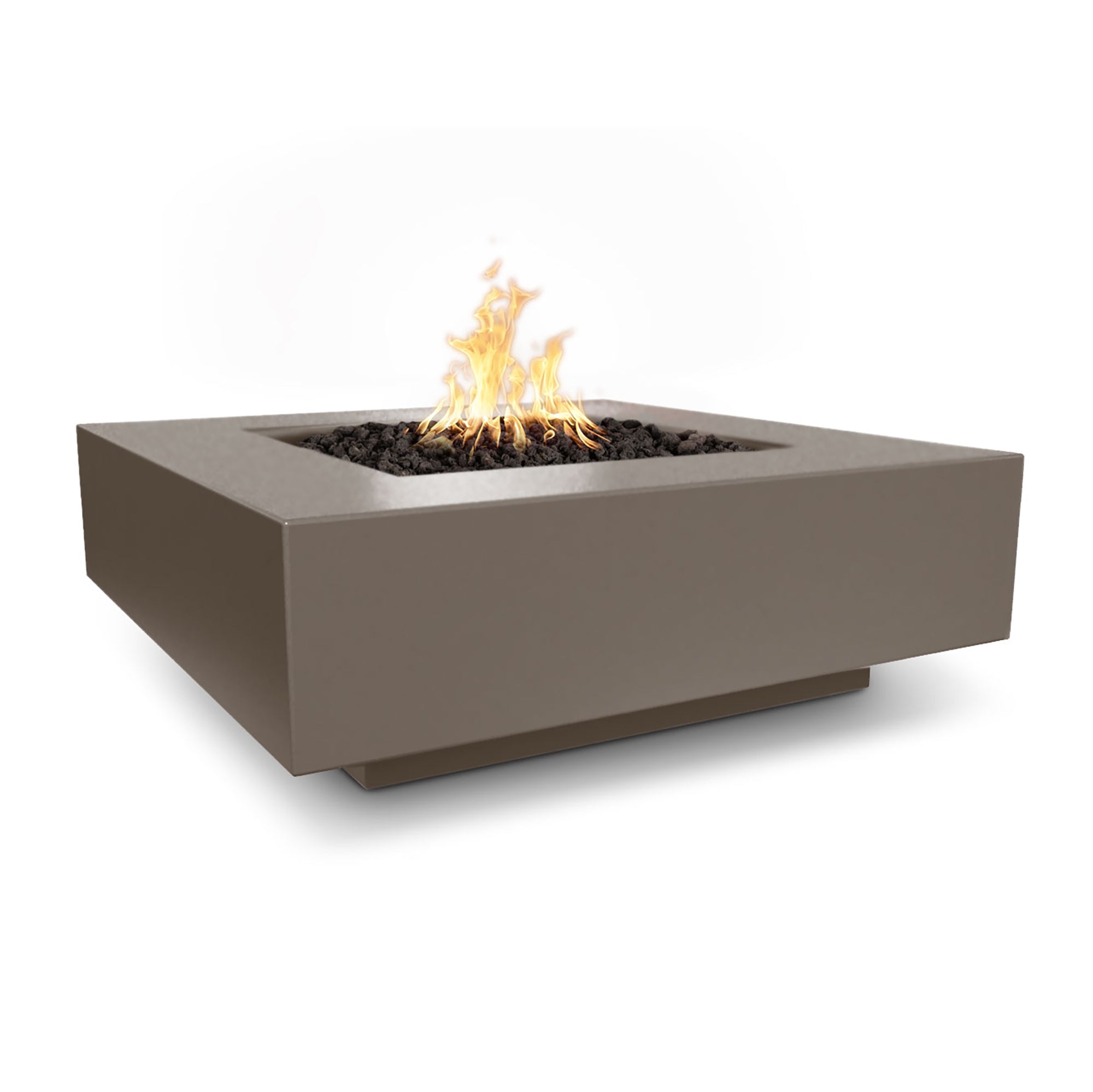 The Outdoor Plus Cabo Square GFRC Concrete Fire Pit – Luxury Outdoor Gas Fire Pit