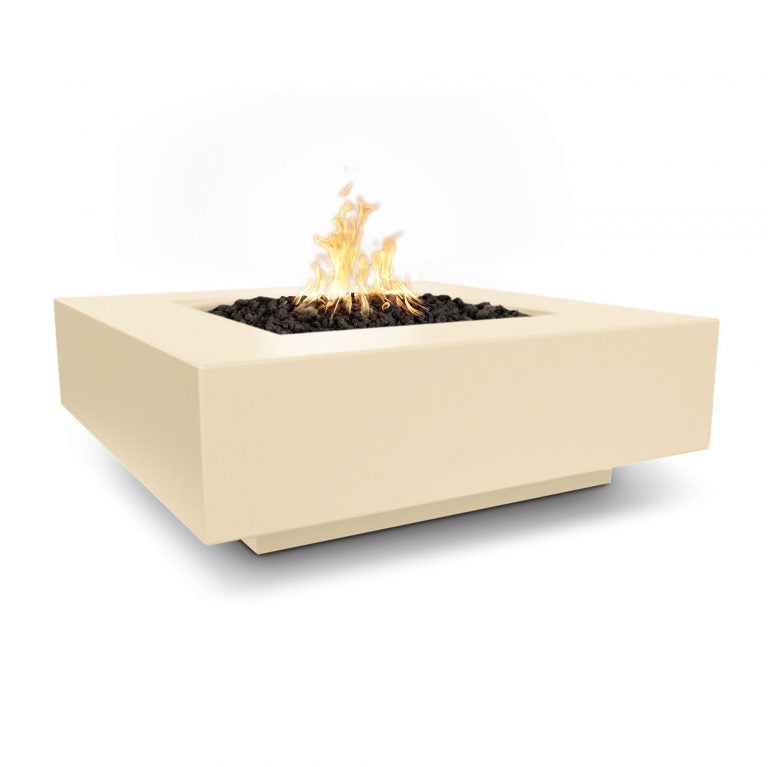 The Outdoor Plus Cabo Square GFRC Concrete Fire Pit – Luxury Outdoor Gas Fire Pit