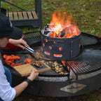 Tromen Duomo Firepit Open Fire Argentine Grill