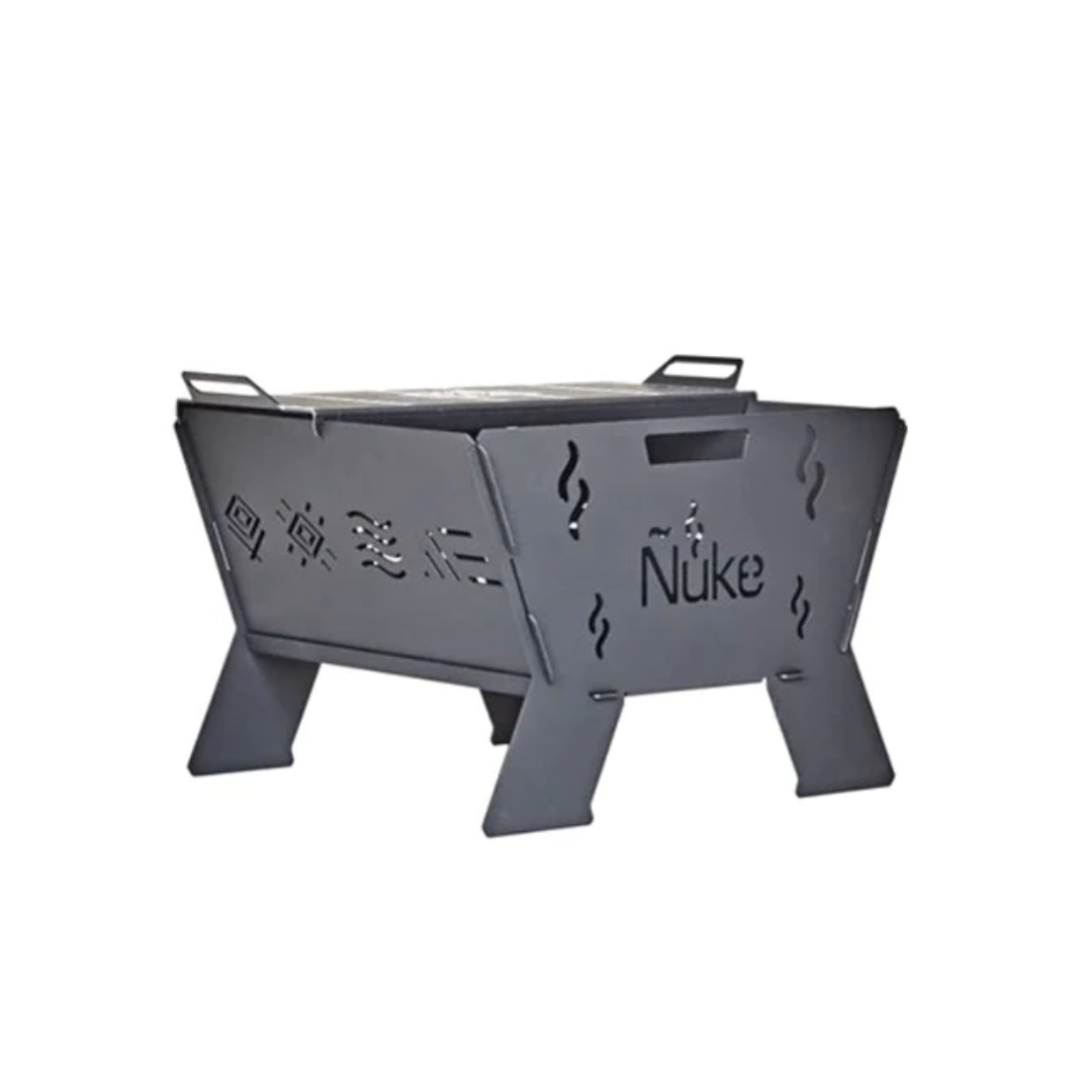 Nuke Huapi 50 Collapsible Argentine Wood Fire Firepit /Grill