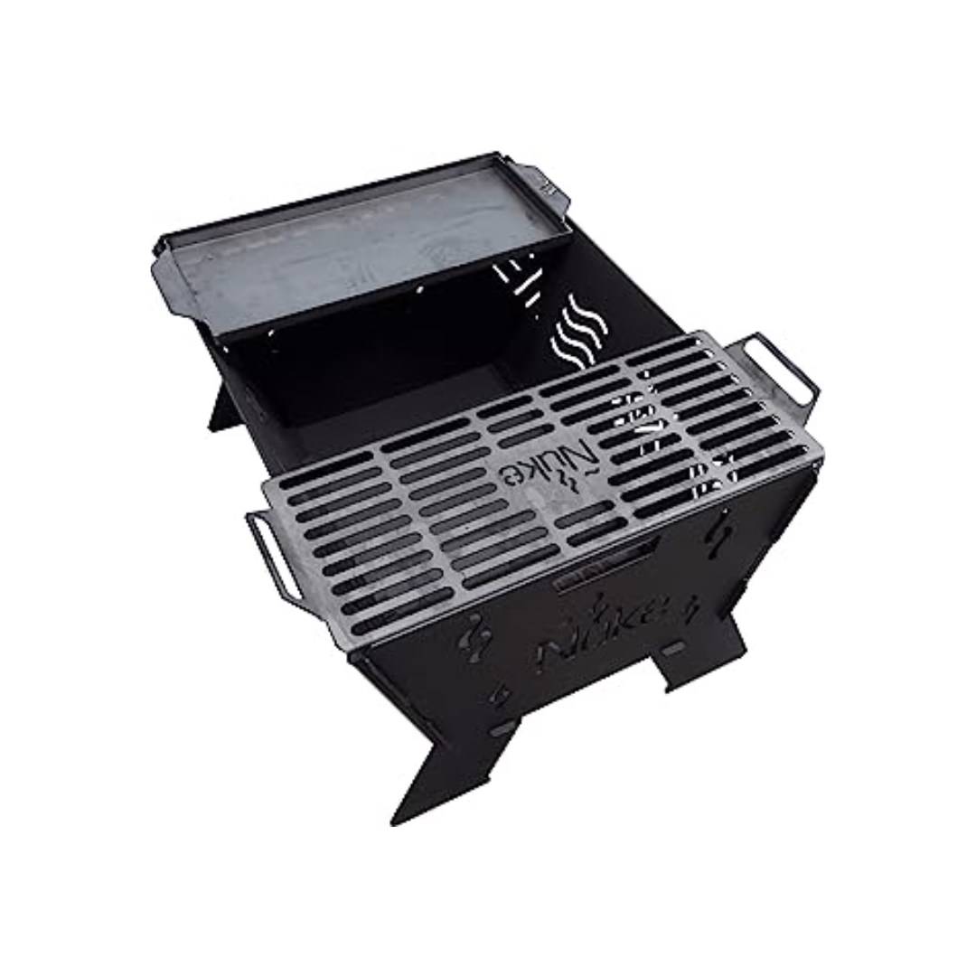 Nuke Huapi 50 Collapsible Argentine Wood Fire Firepit /Grill