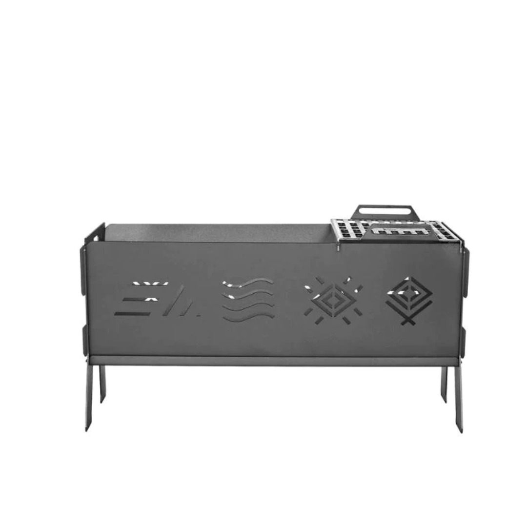 Nuke Huapi 70 Portable Argentine Wood Fire Firepit /Grill
