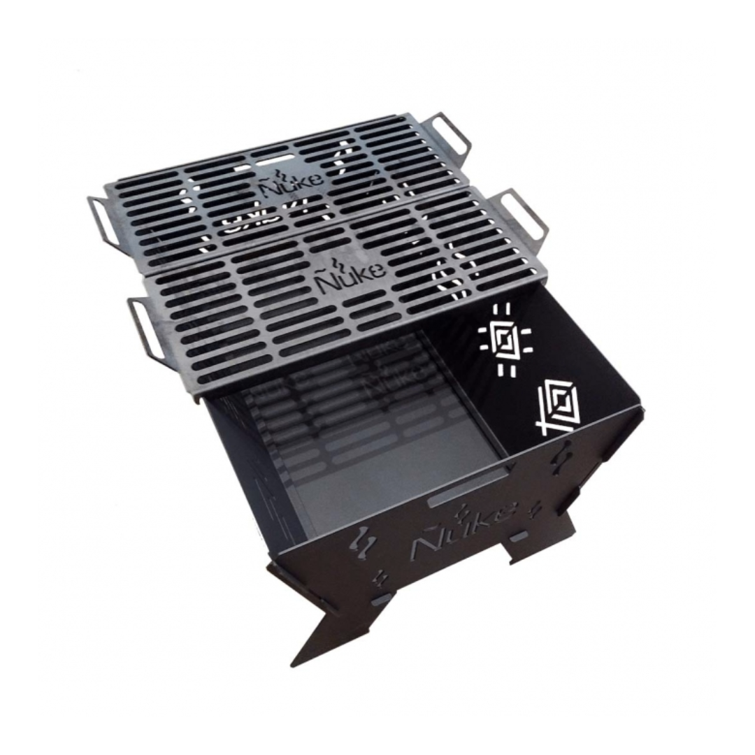 Nuke Huapi 70 Portable Argentine Wood Fire Firepit /Grill