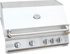 KoKoMo 4 Burner Professional 304 Stainless Steel Gas Grill – 72,000 BTU Built-In or Freestanding Outdoor Kitchen BBQ with Infrared Back Burner