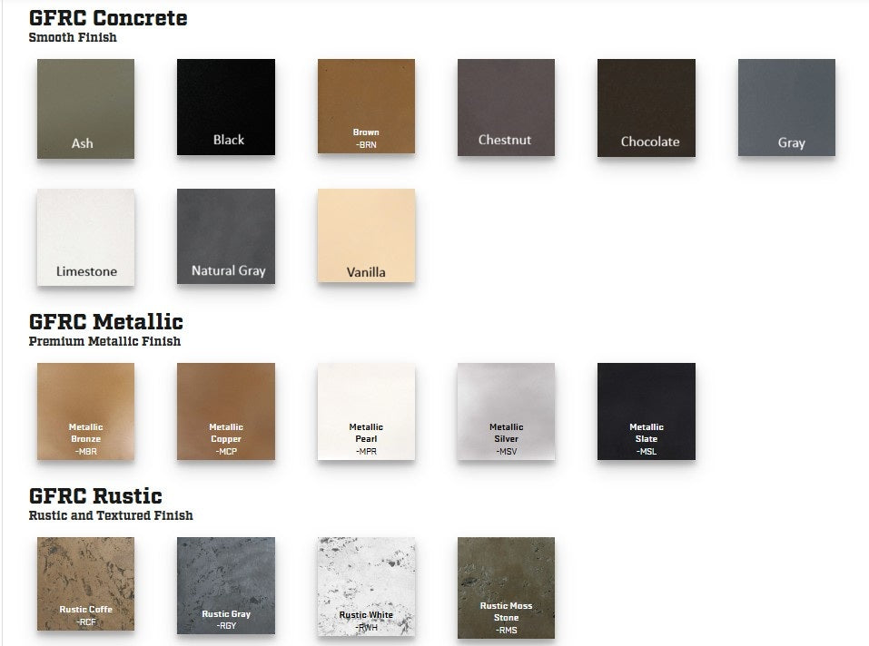 The Outdoor Plus Cabo Linear Fire Pit – GFRC Concrete Low Profile Gas Fire Pit (56" / 66" / 90") – Modern Outdoor Patio Fireplace