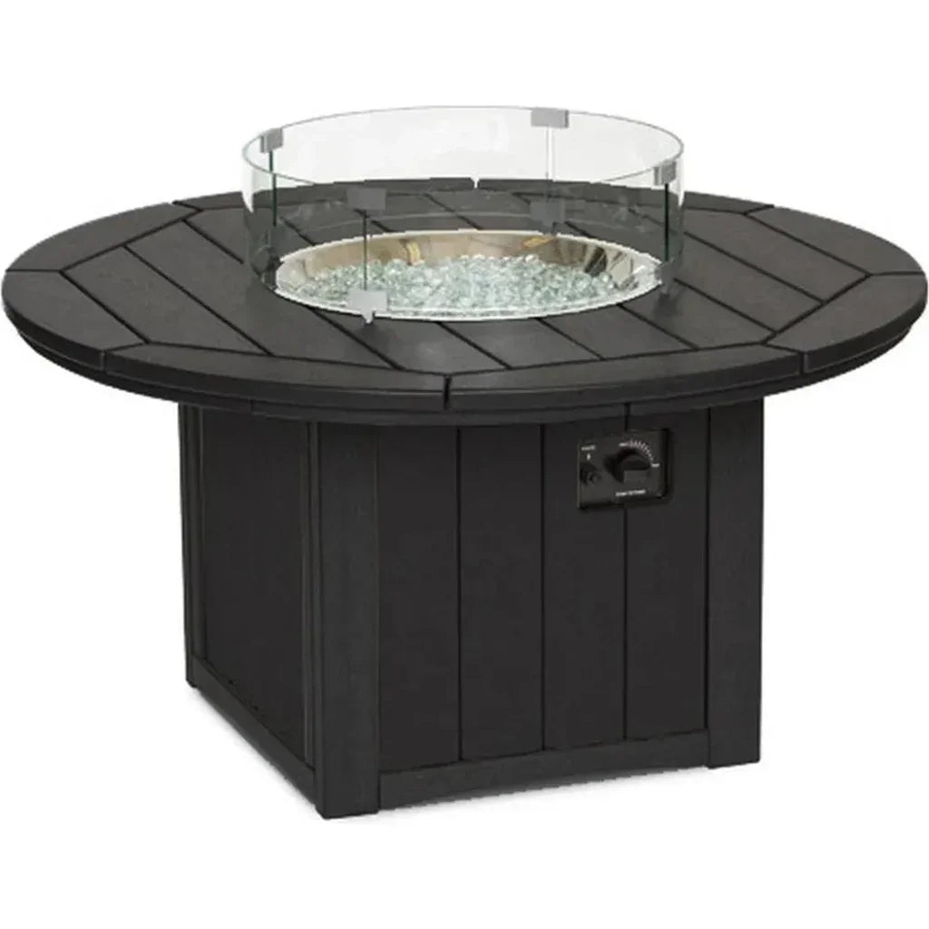 HDPE Round Fire Pit Table USA Made Elementz Blaze
