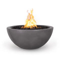 The Outdoor Plus Luna GFRC Gas Fire Pit – Handmade Luxury Concrete Outdoor Fire Pit (Natural Gas or Propane, 65,000 BTU)