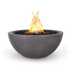 The Outdoor Plus Luna GFRC Gas Fire Pit – Handmade Luxury Concrete Outdoor Fire Pit (Natural Gas or Propane, 65,000 BTU)