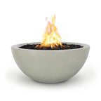 The Outdoor Plus Luna GFRC Gas Fire Pit – Handmade Luxury Concrete Outdoor Fire Pit (Natural Gas or Propane, 65,000 BTU)