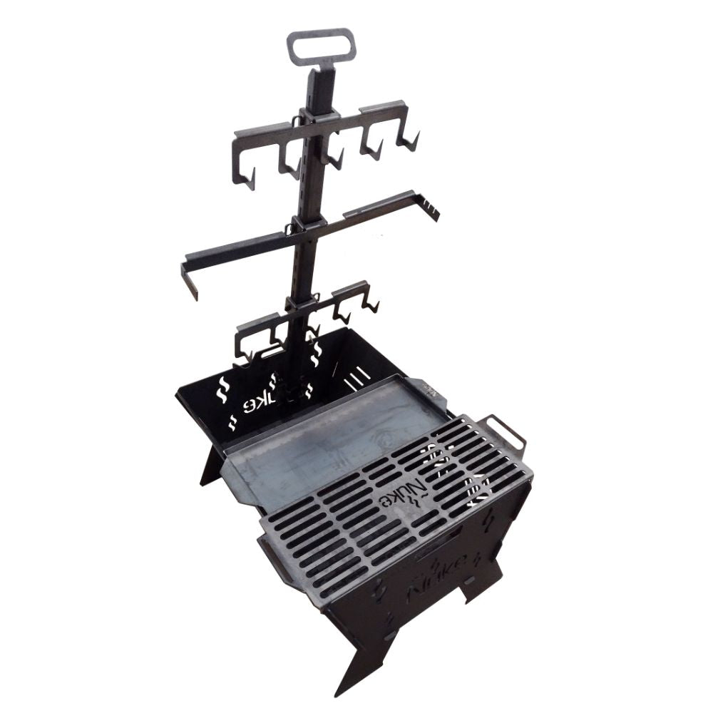 Nuke Huapi 70 Portable Argentine Wood Fire Firepit /Grill