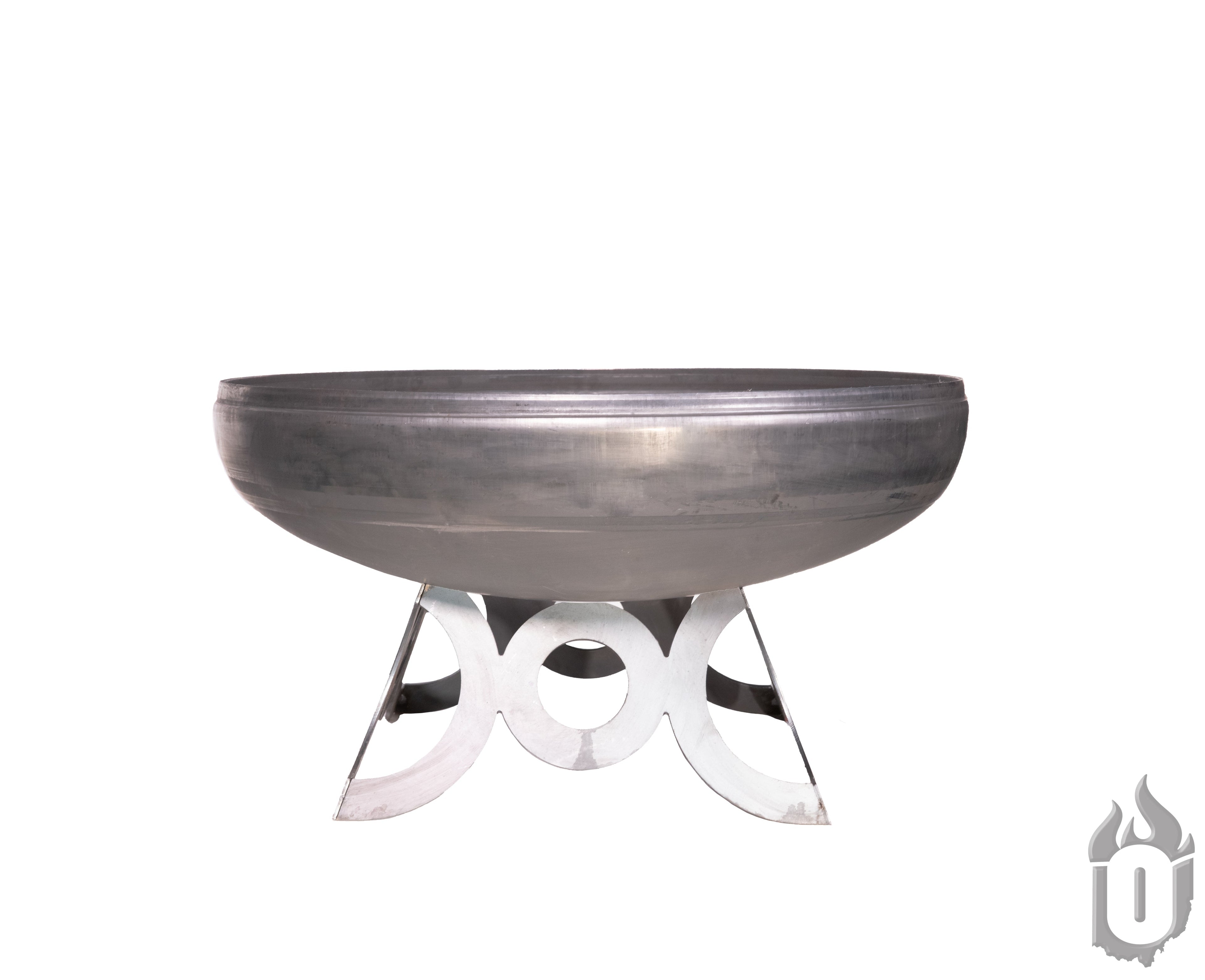 Ohio Flame Liberty American Fire Pit – Heavy-Duty Carbon Steel Outdoor Fire Bowl, Patina Finish, Lifetime Warranty