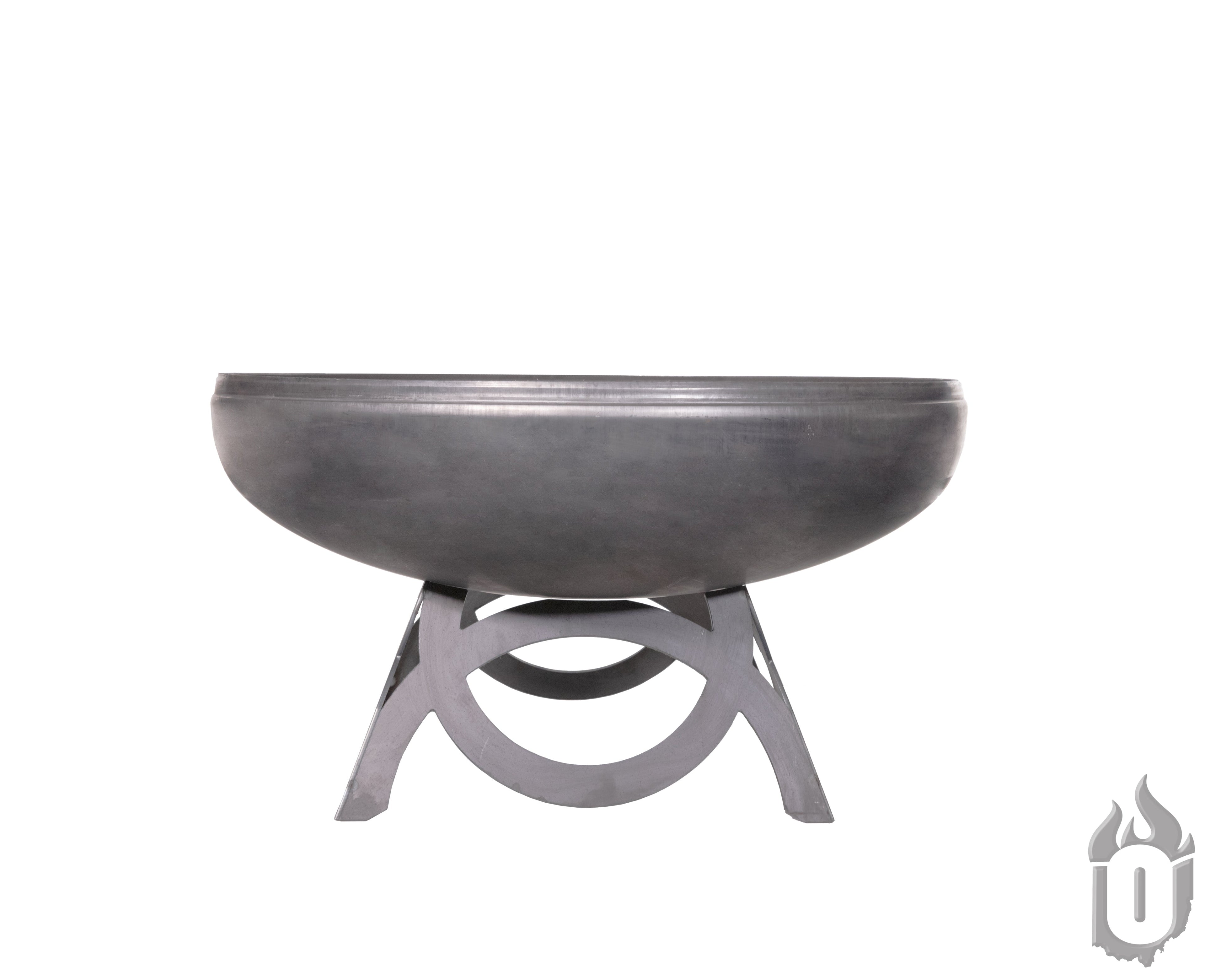 Ohio Flame Liberty American Fire Pit – Heavy-Duty Carbon Steel Outdoor Fire Bowl with Patina Finish & Lifetime Warranty