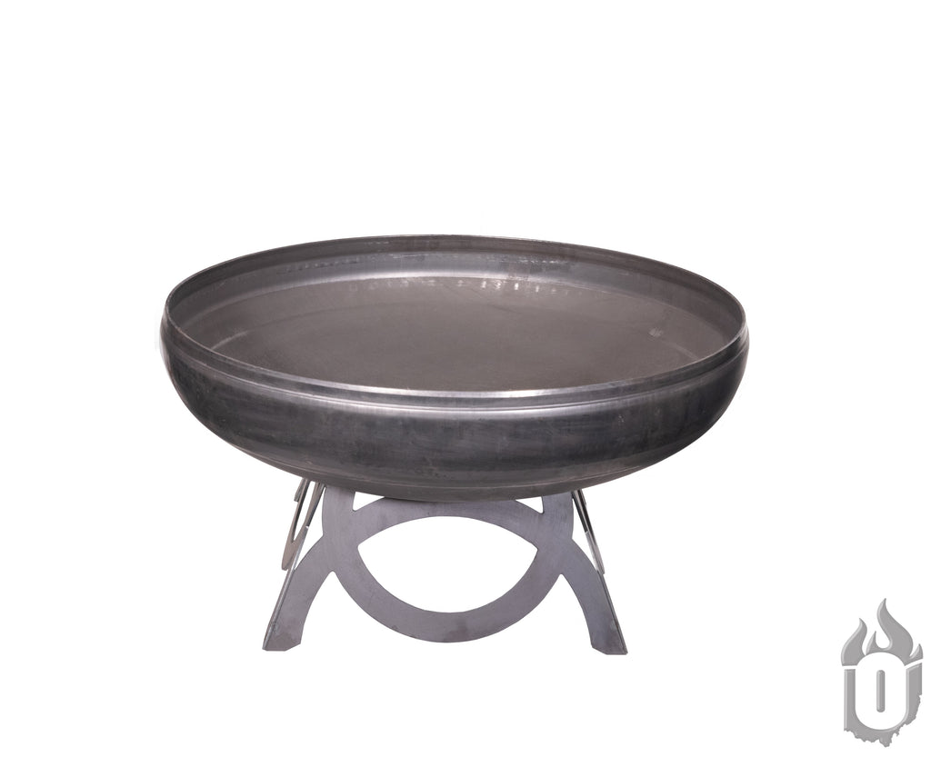 Ohio Flame Liberty American Fire Pit – Heavy-Duty Carbon Steel Outdoor Fire Bowl with Patina Finish & Lifetime Warranty