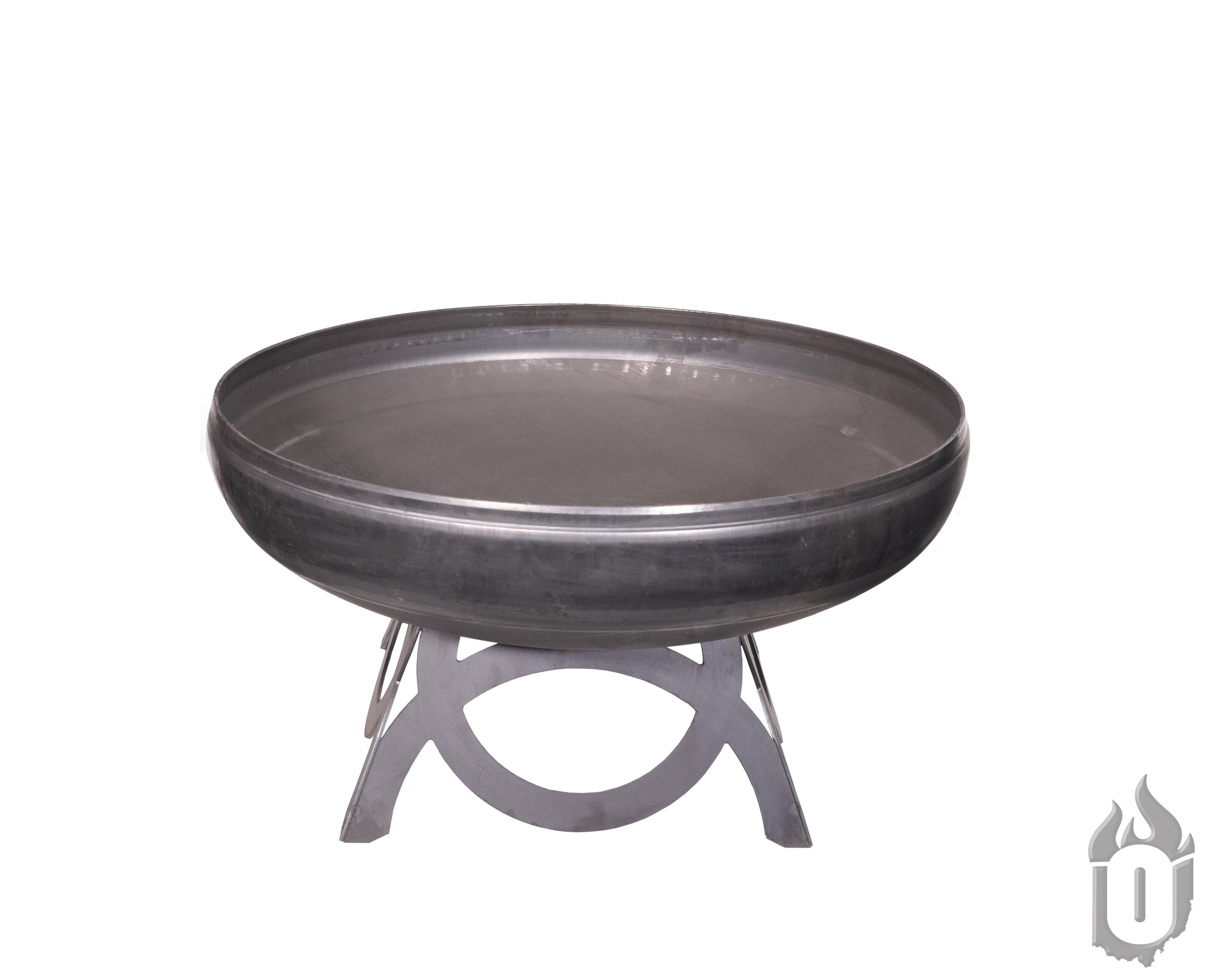 Ohio Flame Liberty American Fire Pit – Heavy-Duty Carbon Steel Outdoor Fire Bowl with Patina Finish & Lifetime Warranty