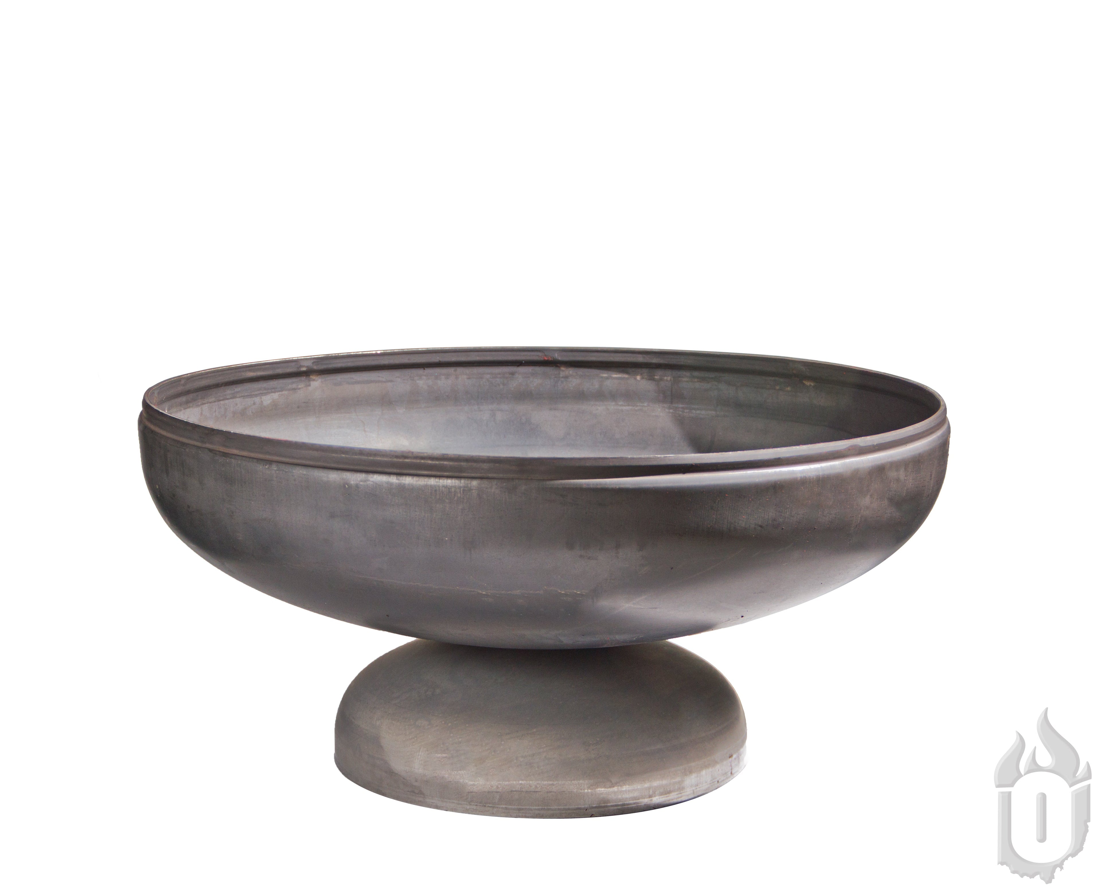 Ohio Flame The Patriot American Fire Pit – Outdoor Carbon Steel Fire Bowl, Natural Patina, Lifetime Warranty, Made in USA