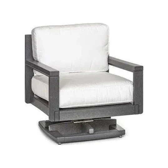 Palm Beach Poly Lumber Fire Pit Table Set Club Chairs