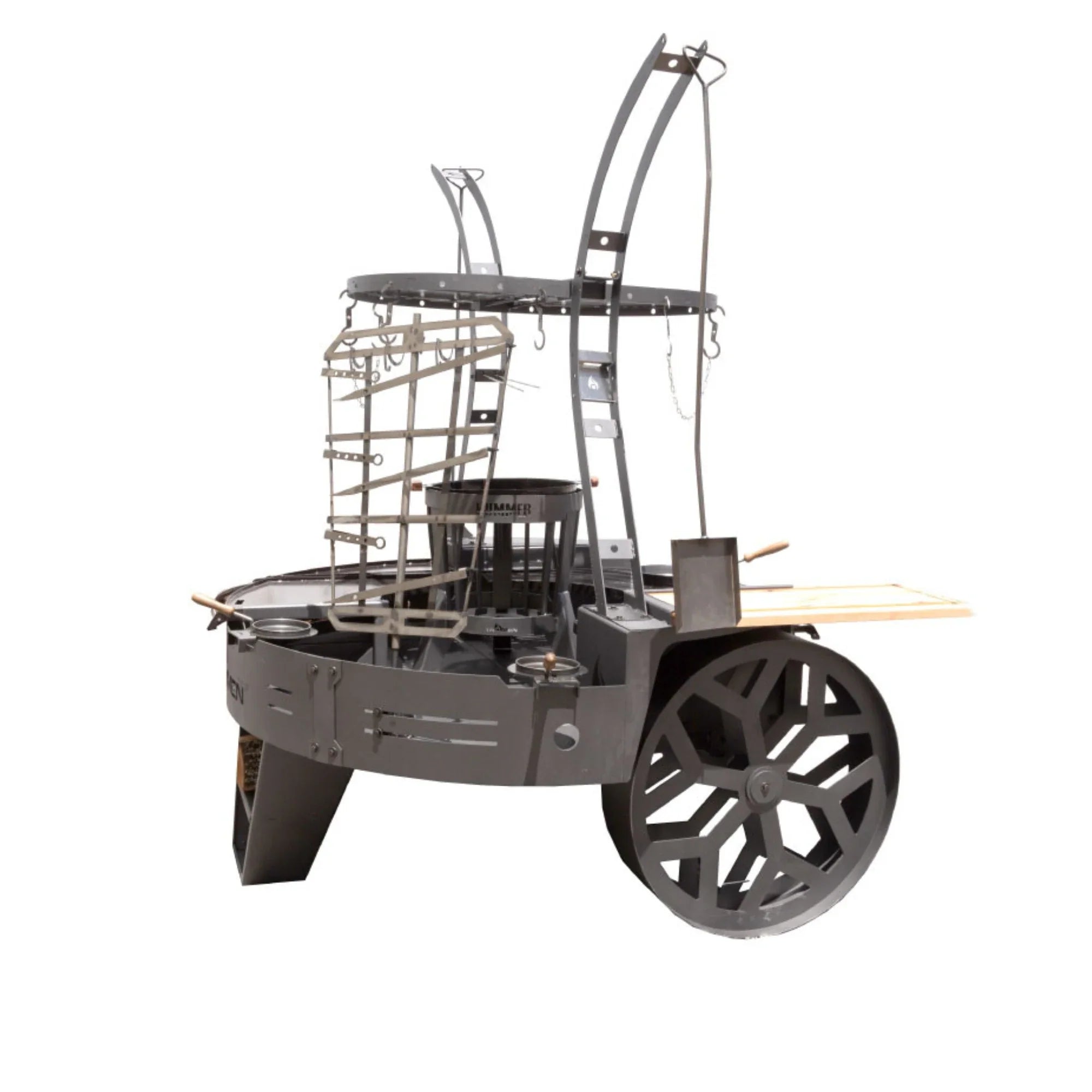 Tromen Hummer Firepit Open Fire Argentine Mega Grill with Oven