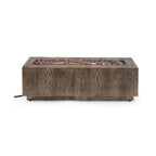 Alora 48-Inch Modern 50K BTU Outdoor Rectangular Propane Gas Fire Pit With Lava Rocks (SAK82521)