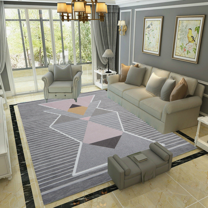 Minimalist Style Rug Living Room Modern Geometry