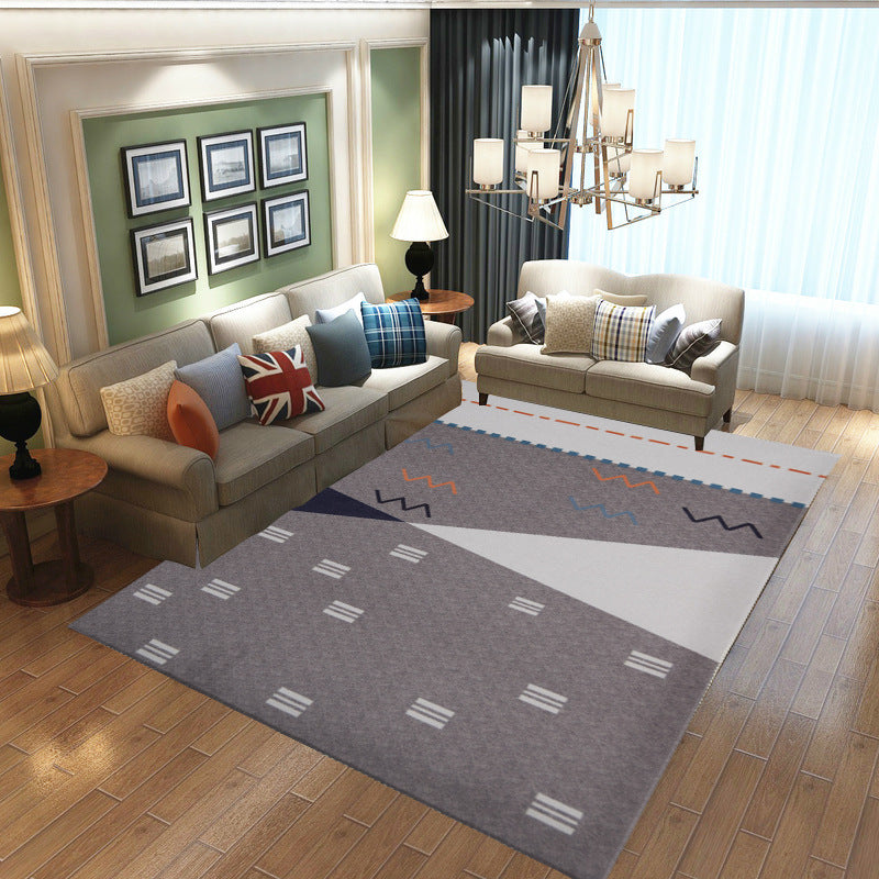 Minimalist Style Rug Living Room Modern Geometry
