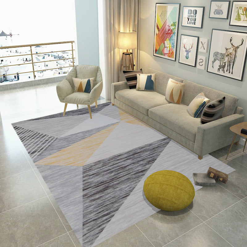Minimalist Style Rug Living Room Modern Geometry